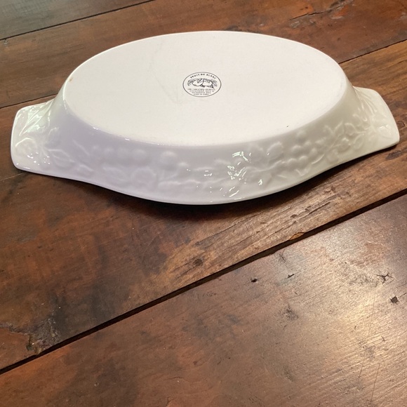 Vintage Fruit De Blanc - 1995 Tabletops Unlimited Baking Serving Dish - EUC - Picture 3 of 10